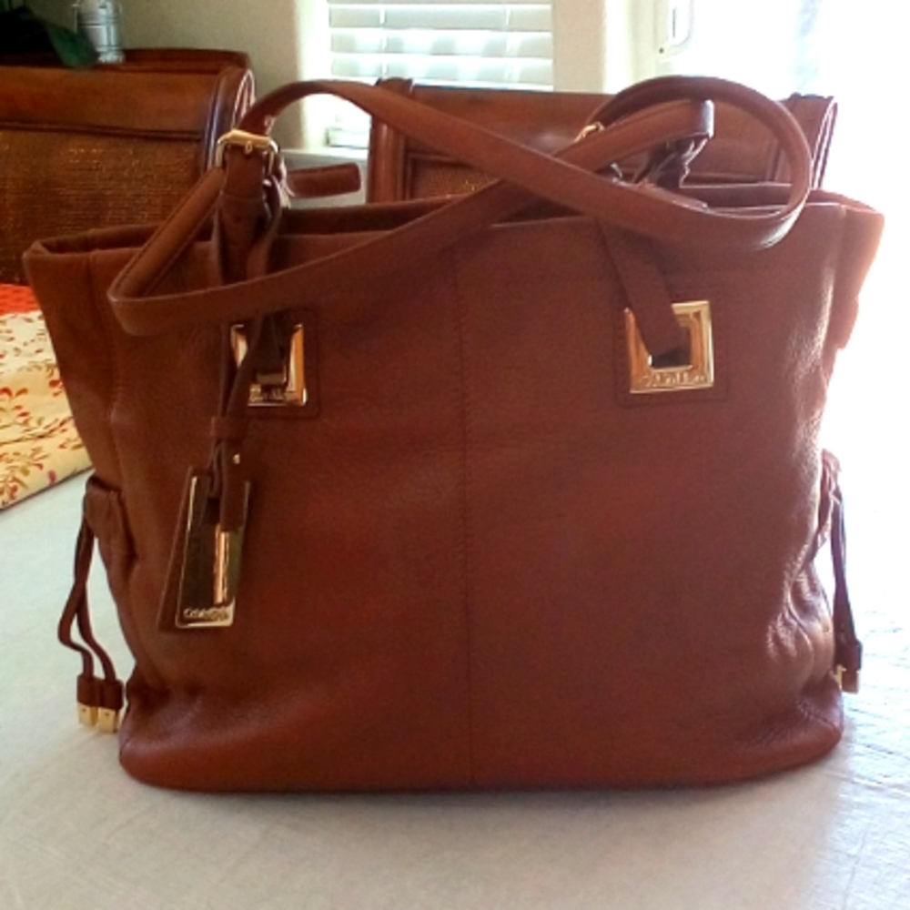 CALVIN KLEIN Leather Bag/Purse New